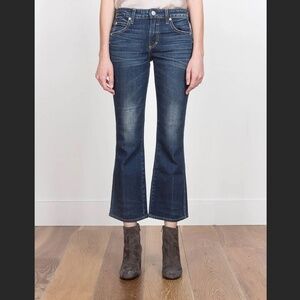 AMO Jeans Jane Boot Crop‎ - True Blue Size 26